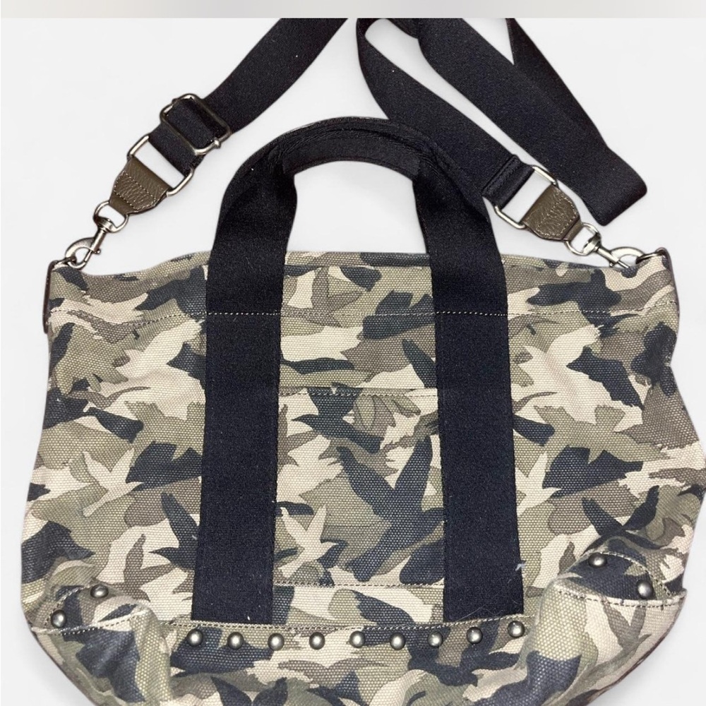 One of a kind, Rebecca Minkoff Camouflage Tote Bag with Black Straps